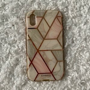 Cosmo Pink Marble Protective iPhone Xr Phone Case